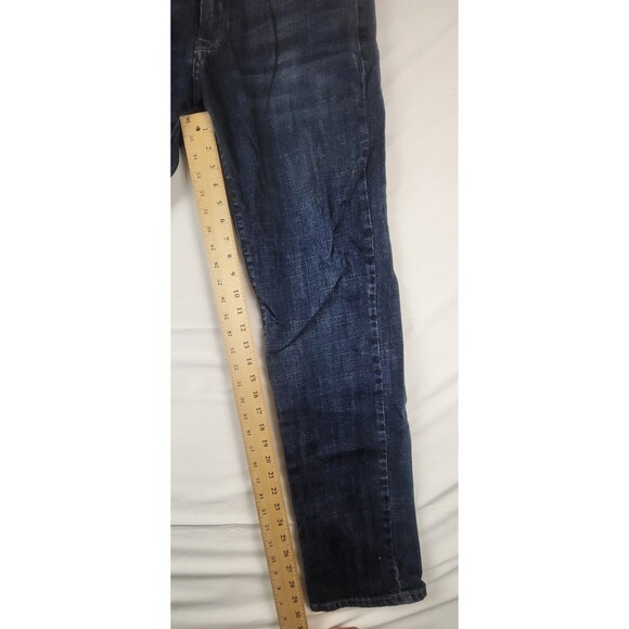 Lucky Brand Jeans Mens 32x32 Blue Dark Wash 221 Original Straight Stretch Denim - Picture 11 of 11